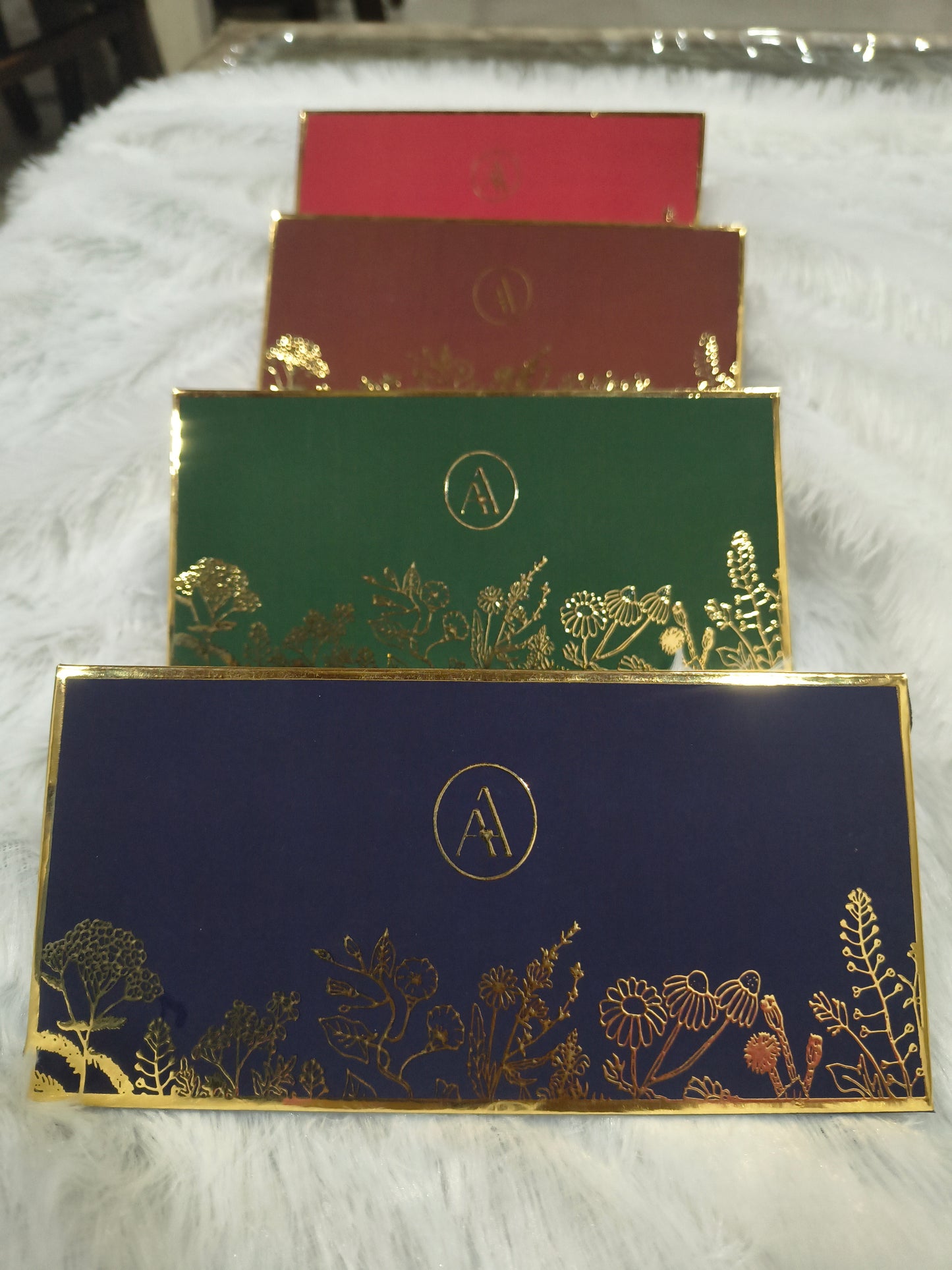 Golden Foil Premium Gift Envelopes