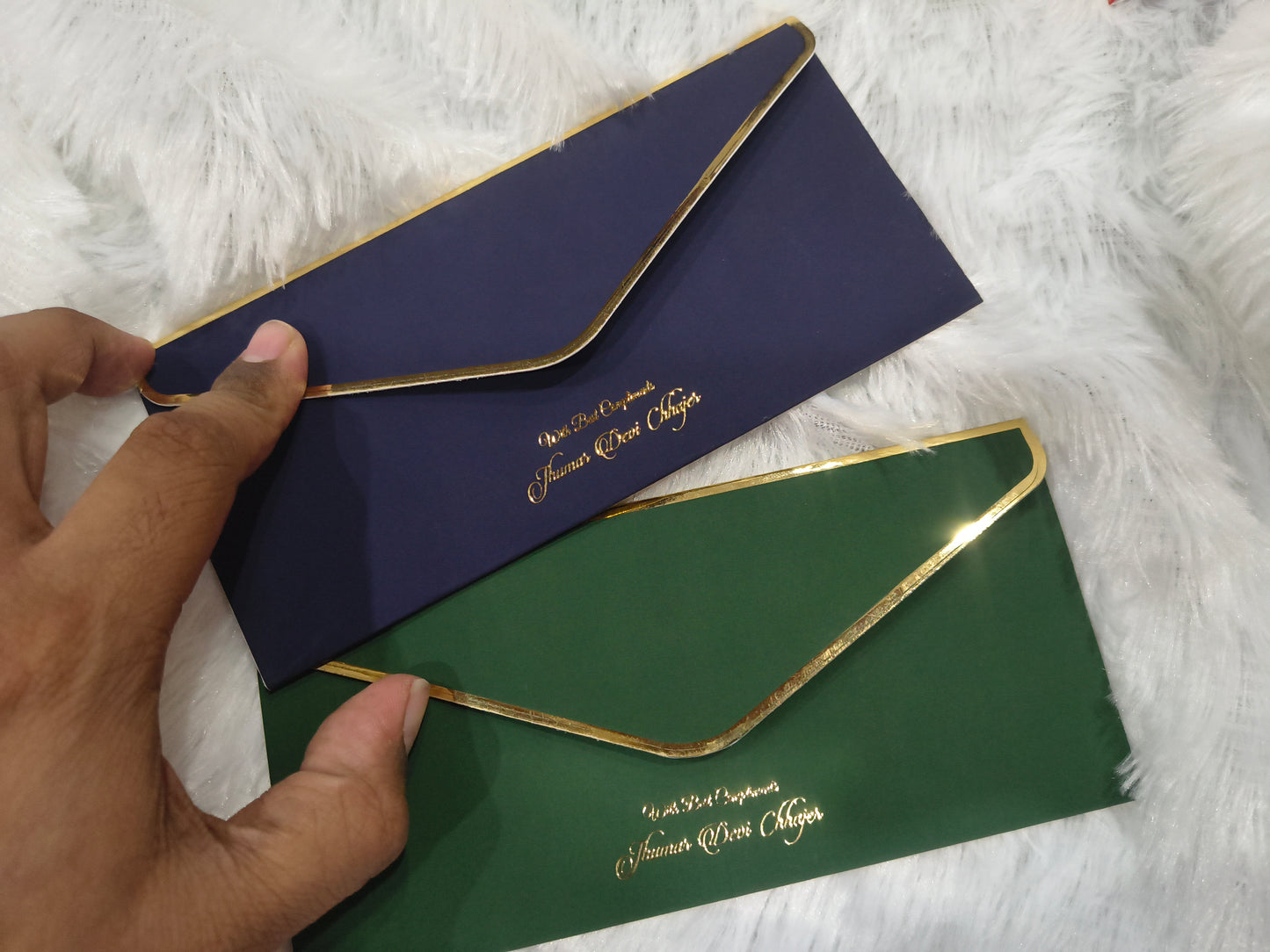 Golden Foil Premium Gift Envelopes